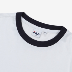 Fila Small Linear Logo - Miesten Poolopaita - Valkoinen | FI-75502